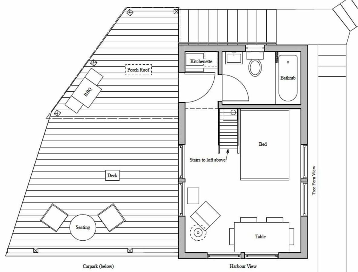 מלון דנידין Tiny House In The Sky מראה חיצוני תמונה